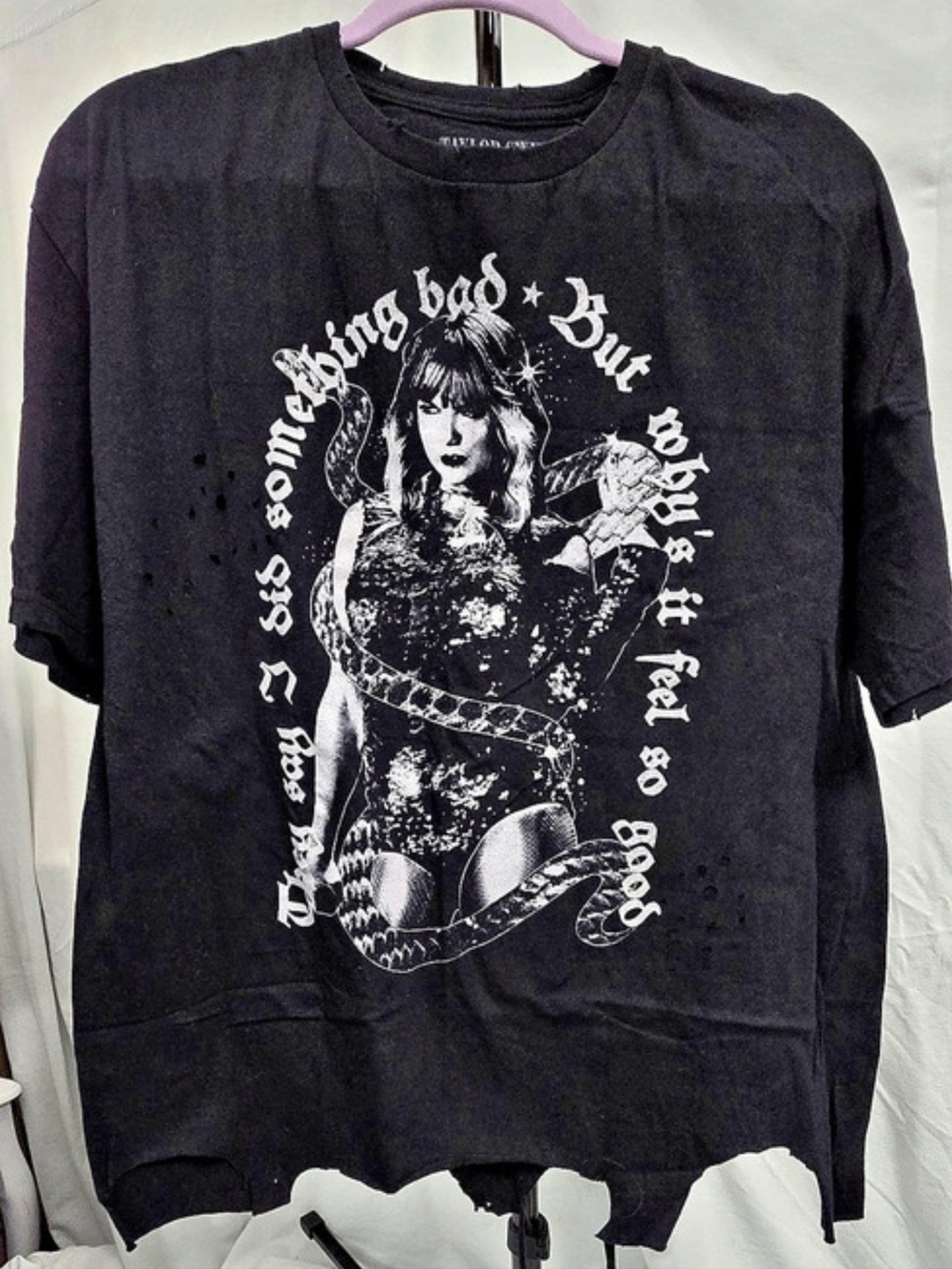 Taylor Swift They Say I Did Something Bad Reputation Destructed Tee
